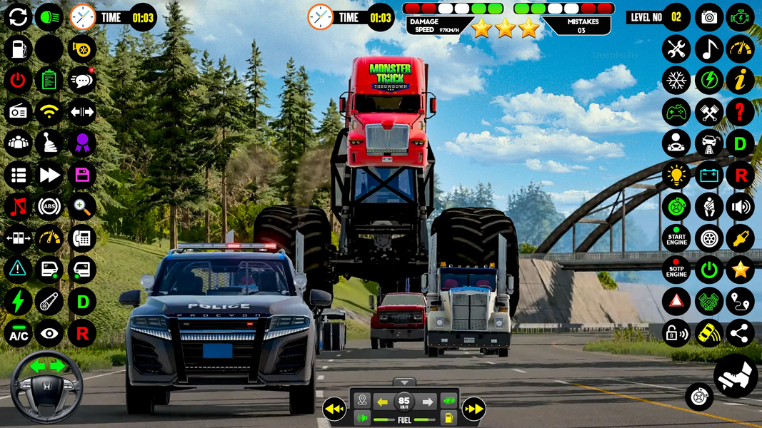 ۴x۴ Monster Truck Game - Derby - عکس بازی موبایلی اندروید