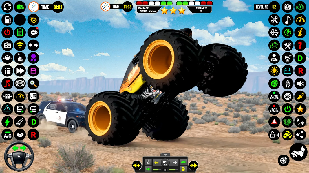 ۴x۴ Monster Truck Game - Derby - عکس بازی موبایلی اندروید
