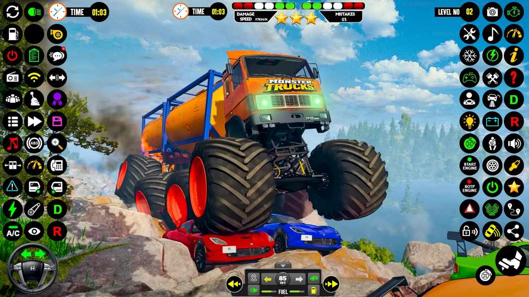 ۴x۴ Monster Truck Game - Derby - عکس بازی موبایلی اندروید