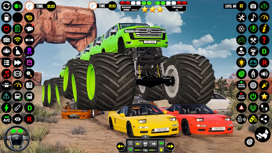 ۴x۴ Monster Truck Game - Derby - عکس بازی موبایلی اندروید