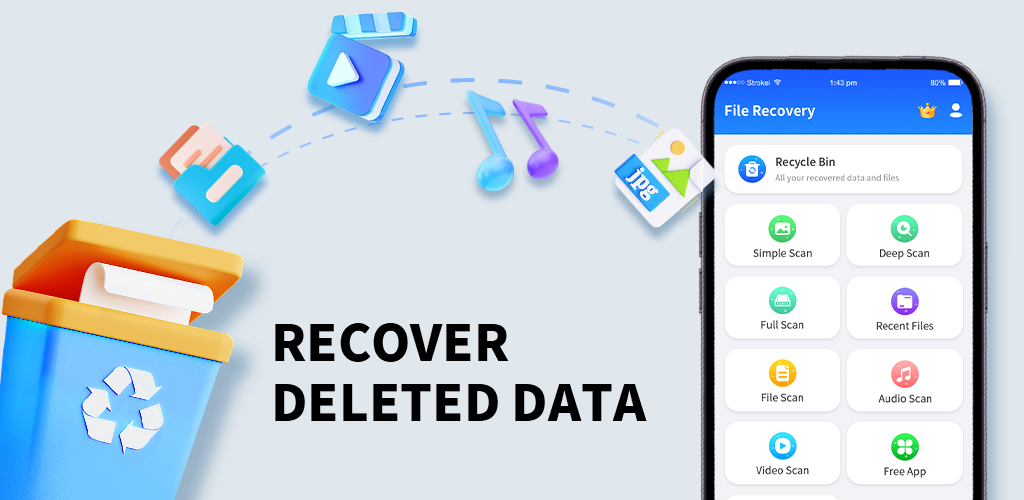File Recovery - Photo & Video - عکس برنامه موبایلی اندروید