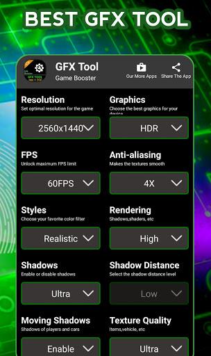 GFX Tool – Game Booster - عکس برنامه موبایلی اندروید