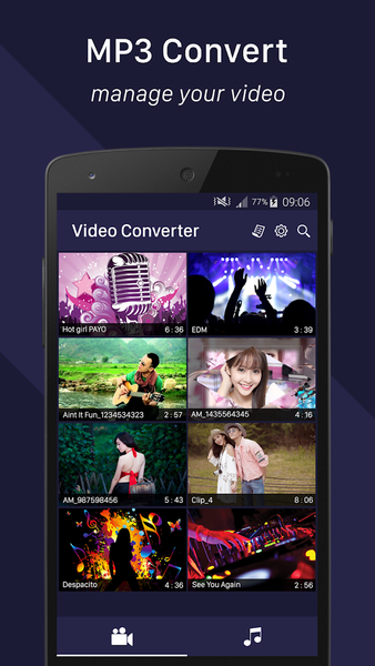 MP3 converter - عکس برنامه موبایلی اندروید
