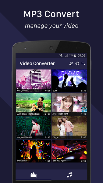 MP3 converter - Image screenshot of android app