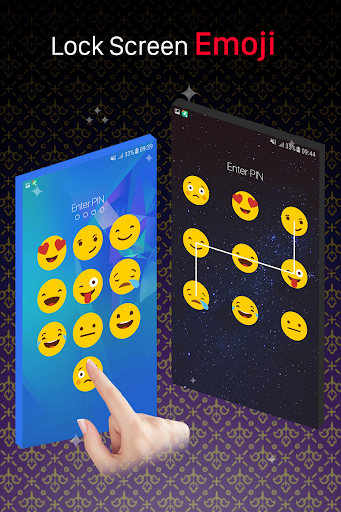 Emoji lock screen - عکس برنامه موبایلی اندروید