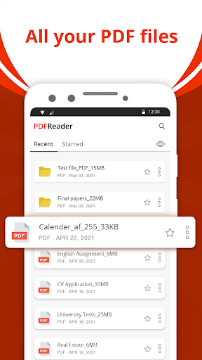 PDF Viewer - PDF Reader - Image screenshot of android app