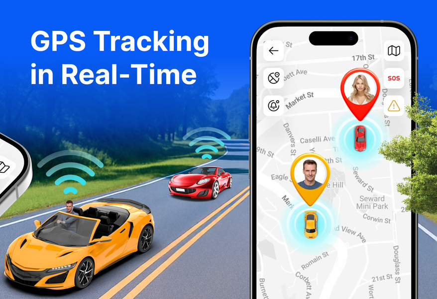 GPS Location & Phone Tracker - عکس برنامه موبایلی اندروید