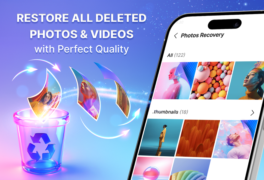 All Recovery Photos & Videos - عکس برنامه موبایلی اندروید