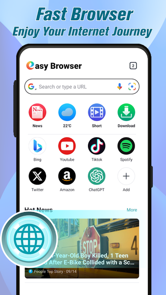 Easy Browser - Easy & Smart - عکس برنامه موبایلی اندروید