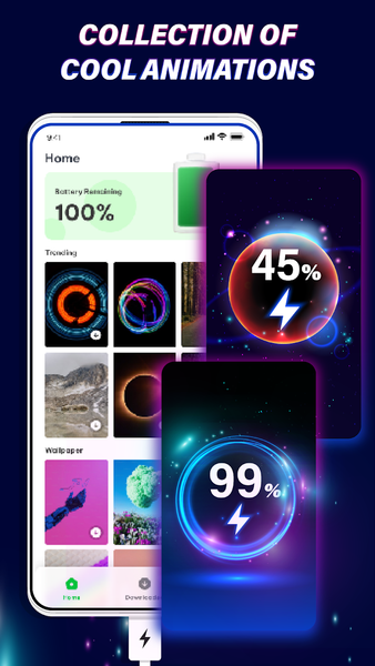 Battery Charging Animation 4D - Image screenshot of android app