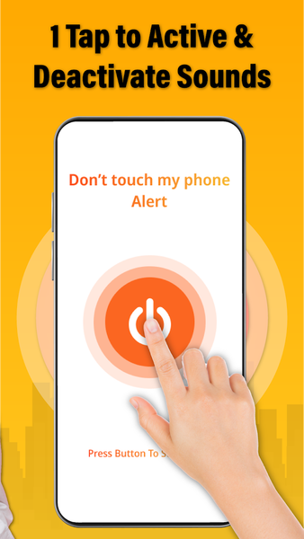 Don't Touch Phone - Anti Theft - Image screenshot of android app