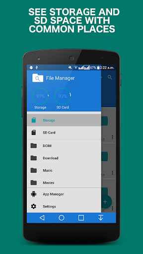 File Manager 2018 - عکس برنامه موبایلی اندروید
