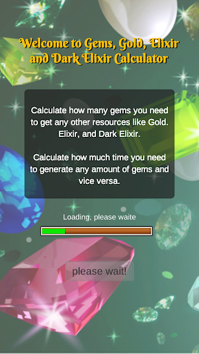Gems calc for clashers game - Image screenshot of android app