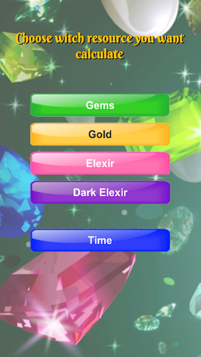 Gems calc for clashers game - عکس برنامه موبایلی اندروید