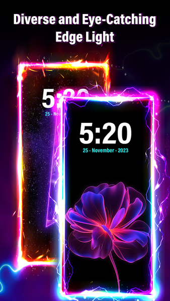 Edge Lighting: LED Borderlight - Image screenshot of android app