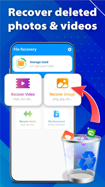 File Recovery - Photo Recovery - عکس برنامه موبایلی اندروید