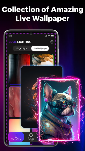 Edge Lighting Colors & Border - Image screenshot of android app