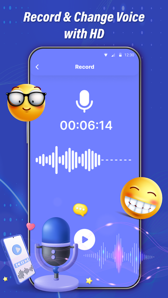 Voice Changer: Audio Effects - عکس برنامه موبایلی اندروید