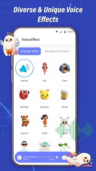 Voice Changer: Audio Effects - عکس برنامه موبایلی اندروید