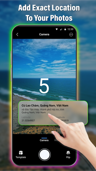 GPS Camera & Time Stamp - عکس برنامه موبایلی اندروید
