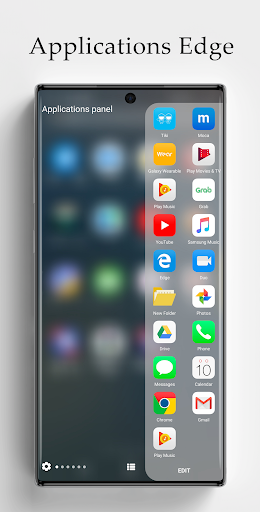 Edge Screen - Side bar - عکس برنامه موبایلی اندروید