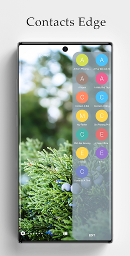 Edge Screen - Side bar - عکس برنامه موبایلی اندروید