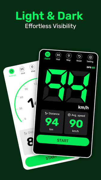 Easy GPS Speedometer Odometer - Image screenshot of android app