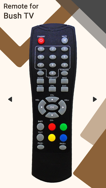 Remote for Bush TV - Image screenshot of android app