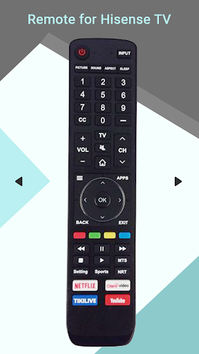 Remote for Hisense TV - عکس برنامه موبایلی اندروید