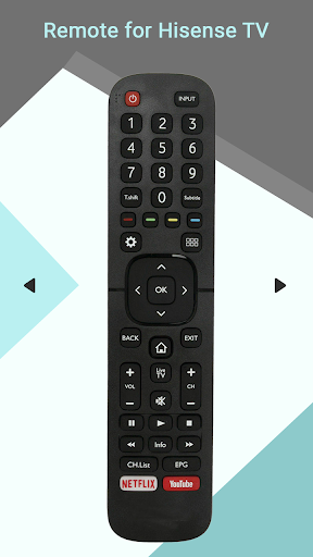 Remote for Hisense TV - Image screenshot of android app