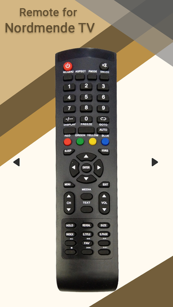 Remote for Nordmende TV - عکس برنامه موبایلی اندروید