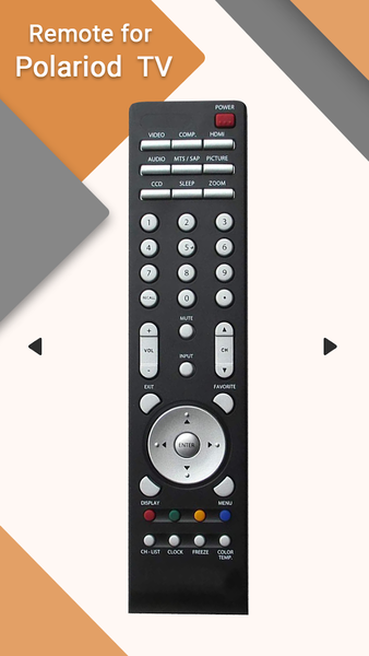 Remote for Polaroid TV - عکس برنامه موبایلی اندروید