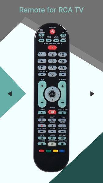 Remote for RCA TV - عکس برنامه موبایلی اندروید