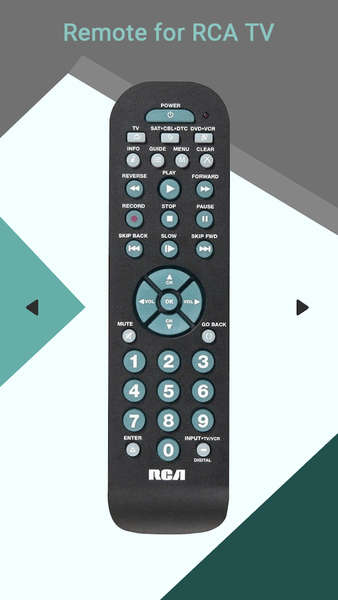 Remote for RCA TV - Image screenshot of android app