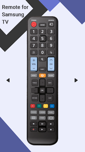 Remote for Samsung TV - Image screenshot of android app