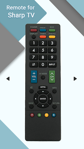 Remote for Sharp TV - Image screenshot of android app