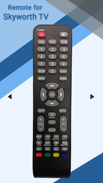 Remote for Skyworth TV - Image screenshot of android app