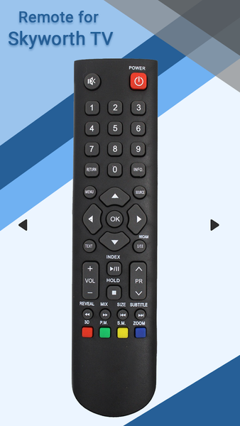 Remote for Skyworth TV - عکس برنامه موبایلی اندروید