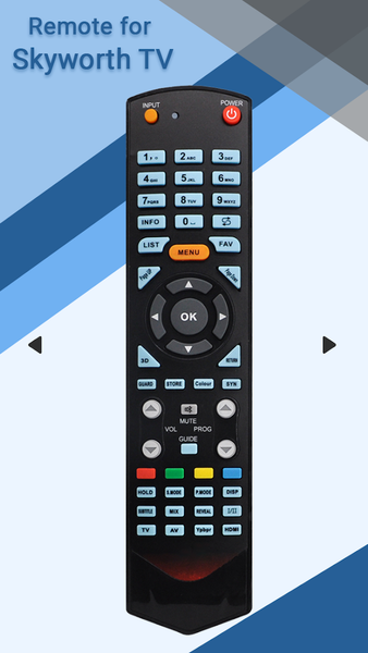 Remote for Skyworth TV - عکس برنامه موبایلی اندروید