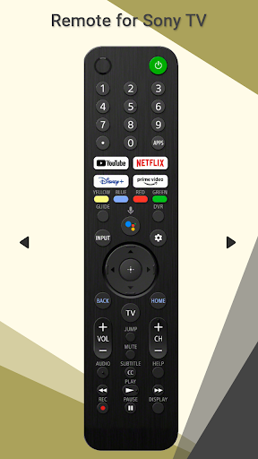 Remote for Sony TV - Image screenshot of android app