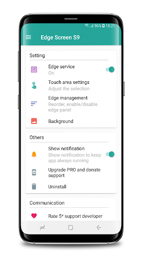 Edge Screen S10 - عکس برنامه موبایلی اندروید