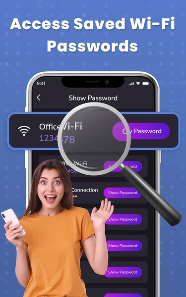 WiFi Scan - Show Wi-Fi App - عکس برنامه موبایلی اندروید