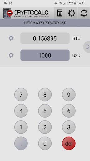 Bitcoin & Crypto Calculator - Image screenshot of android app
