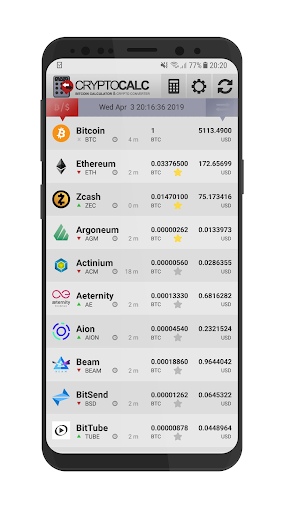 Bitcoin & Crypto Calculator - Image screenshot of android app