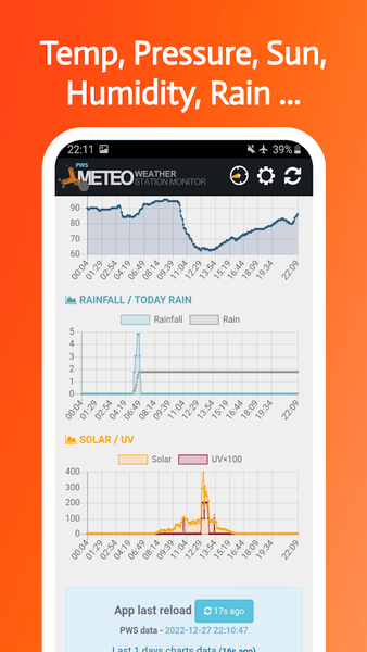Personal Weather Station (PWS) - Image screenshot of android app