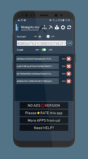 Mining Stats ۴ Ethermine Pool - عکس برنامه موبایلی اندروید