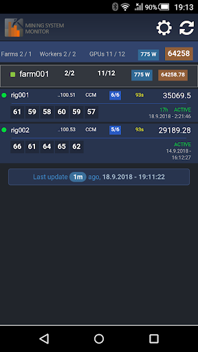 System Monitor 4 HiveOS - Image screenshot of android app