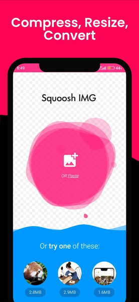 Squoosh App - Compress Image - عکس برنامه موبایلی اندروید