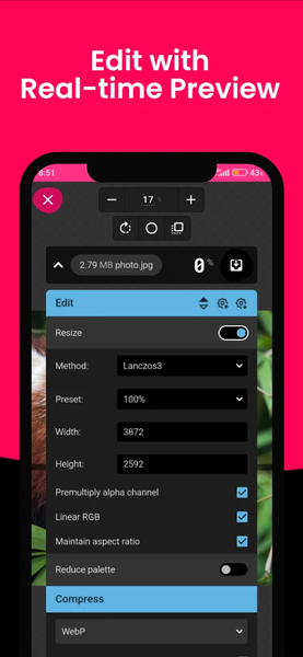 Squoosh App - Compress Image - عکس برنامه موبایلی اندروید