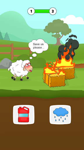 Save The Sheep- Rescue Puzzle - Gameplay image of android game